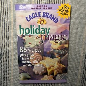 Eagle Brand Holiday Magic Cookbook 88 Recipes Dessert Baking Vintage Booklet Y2K